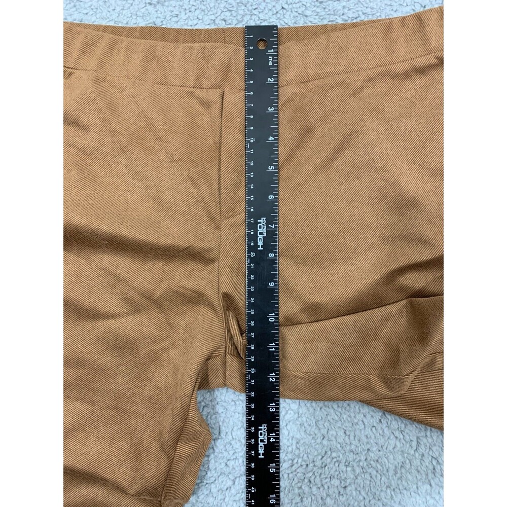 Womens Mittoshop Large (L) Brown Flare Design Pants NWT - $49 - Elastic Stretch - Picture 9 of 11